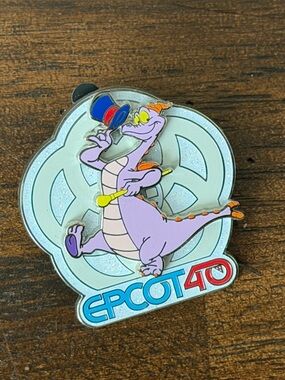 Disney Figment EPCOT 40 Collectible Pin - Lavender, Teal, Red, Blue